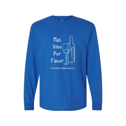 Mas Vino Por Favor Long Sleeve T-Shirt