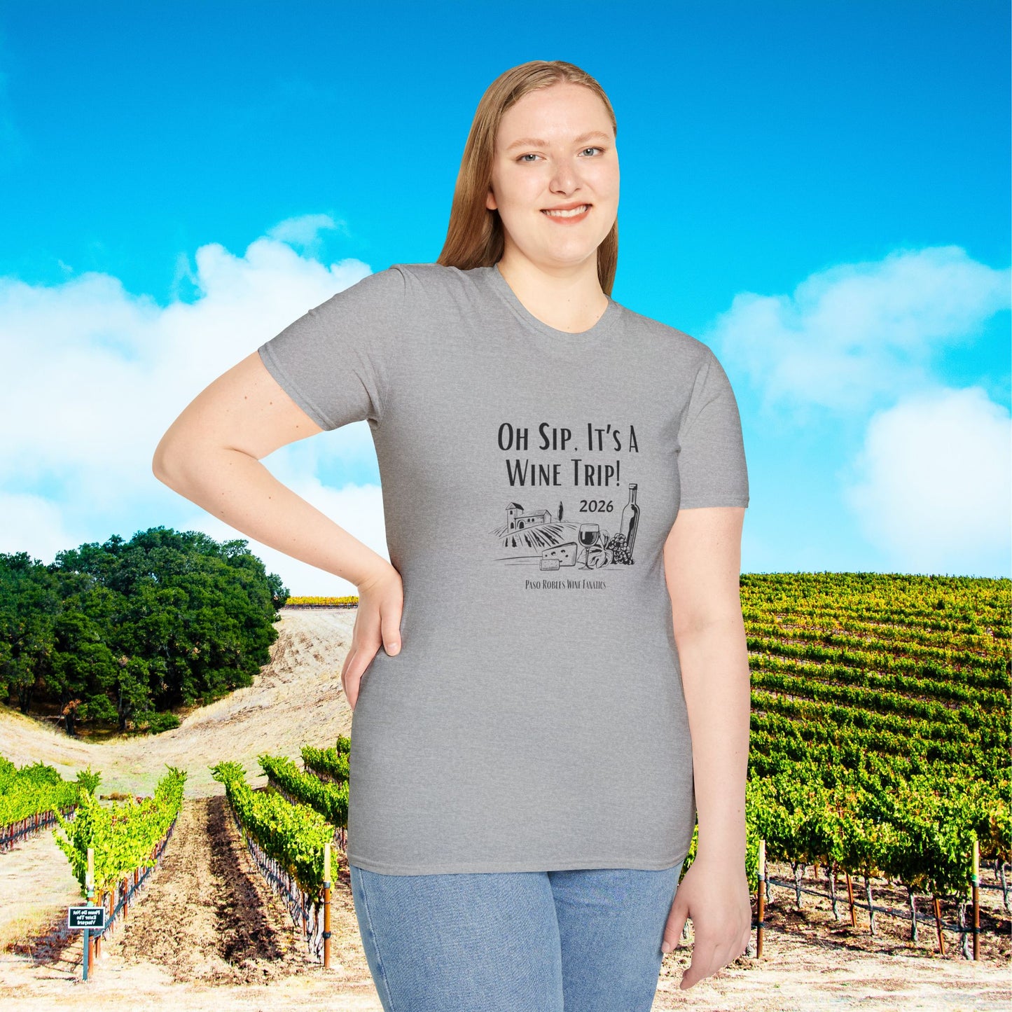 Oh Sip It's A Wine Trip Unisex Softstyle T-Shirt