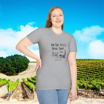 Oh Sip It's A Wine Trip Unisex Softstyle T-Shirt