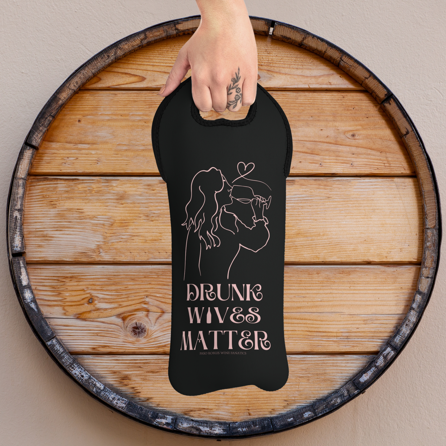 Drunk Wives Matter Insulated Bottle Bag