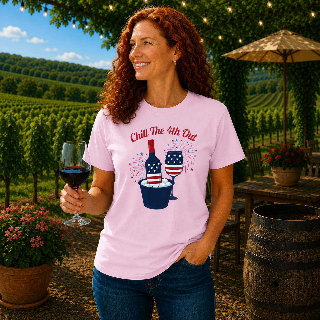 Chill The 4th Out Unisex Softstyle T-Shirt