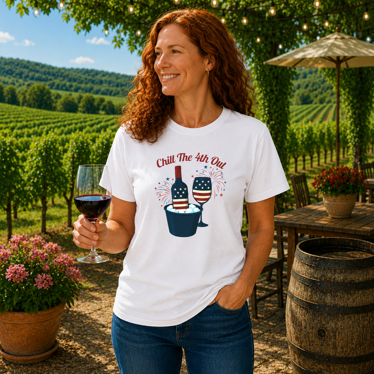 Chill The 4th Out Unisex Softstyle T-Shirt