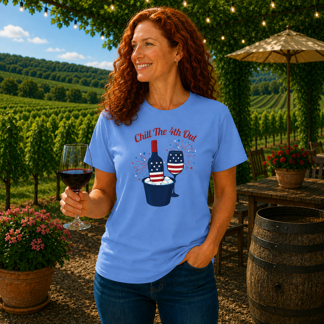 Chill The 4th Out Unisex Softstyle T-Shirt