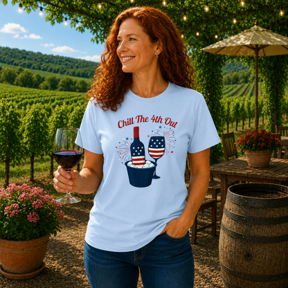 Chill The 4th Out Unisex Softstyle T-Shirt