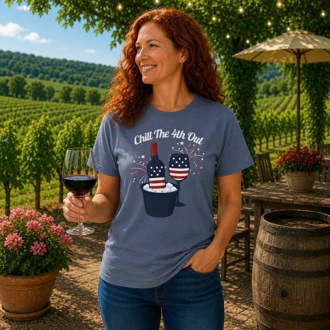 Chill The 4th Out Unisex Softstyle T-Shirt