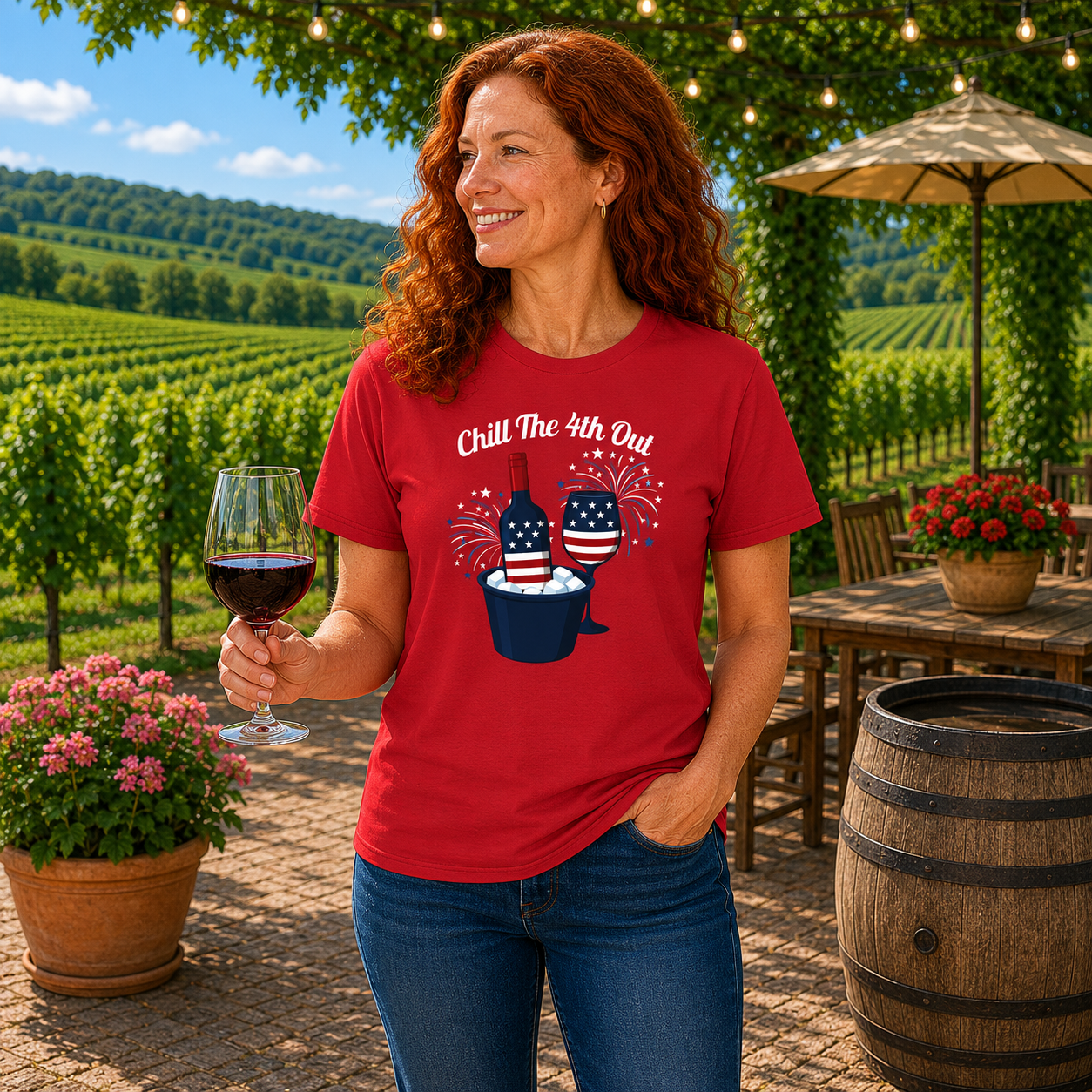 Chill The 4th Out Unisex Softstyle T-Shirt