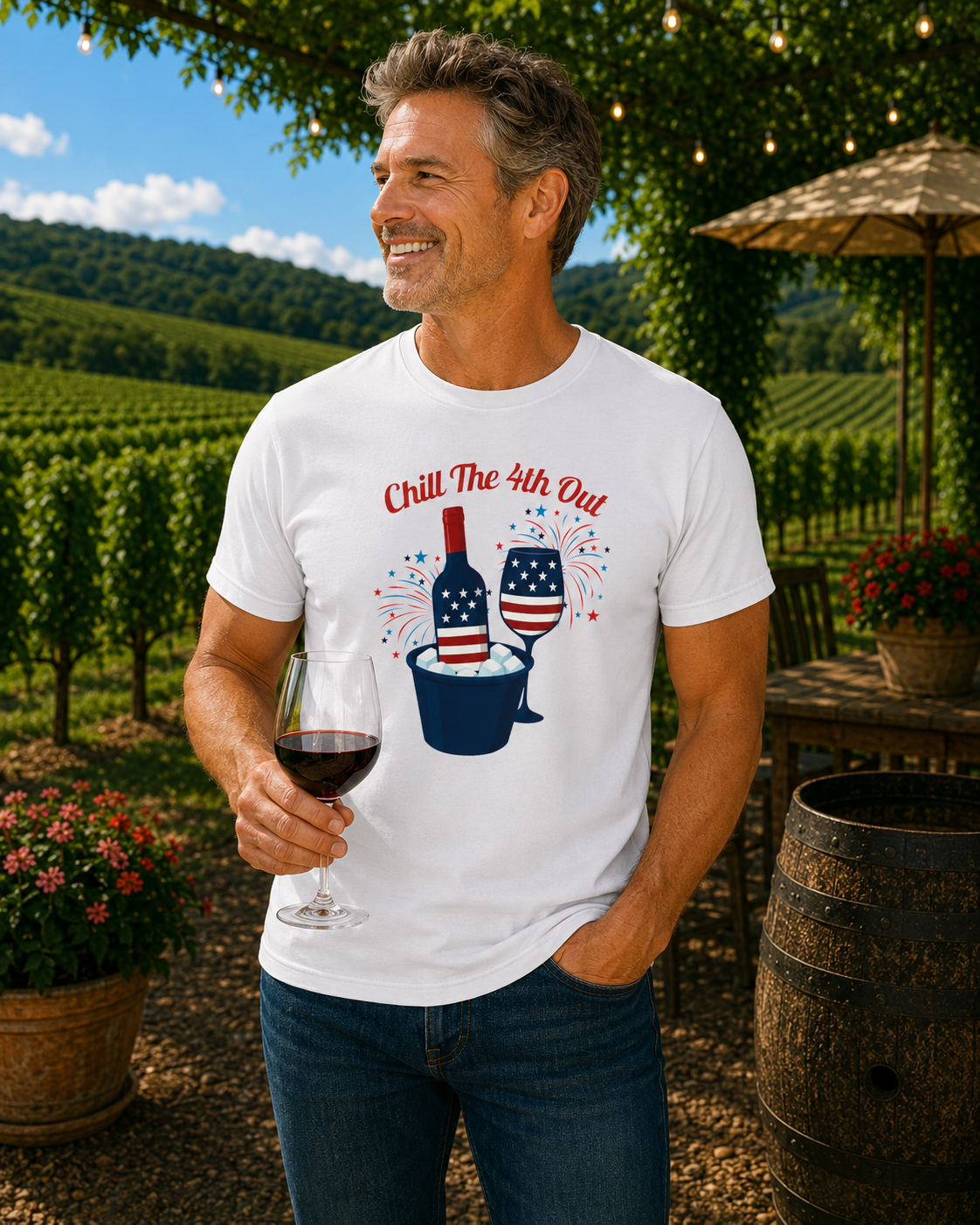 Chill The 4th Out Unisex Softstyle T-Shirt