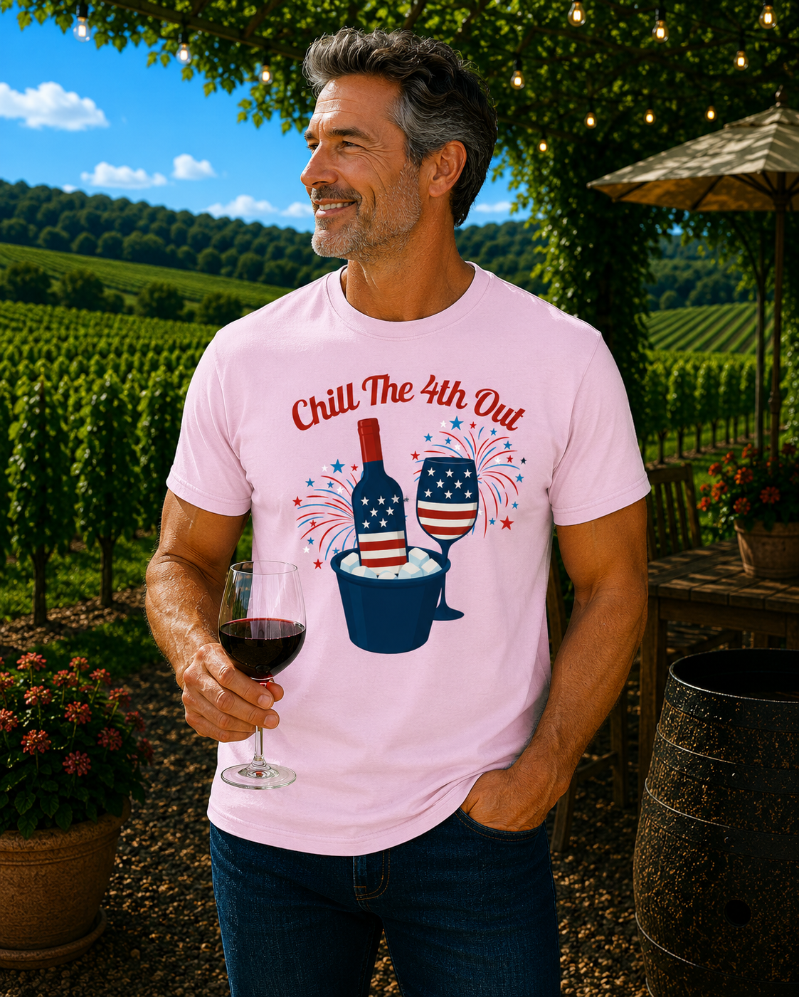 Chill The 4th Out Unisex Softstyle T-Shirt