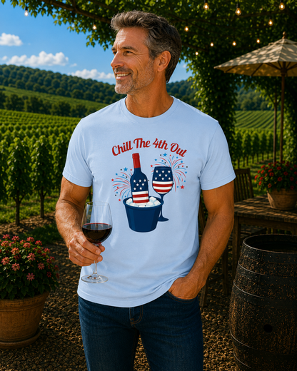 Chill The 4th Out Unisex Softstyle T-Shirt
