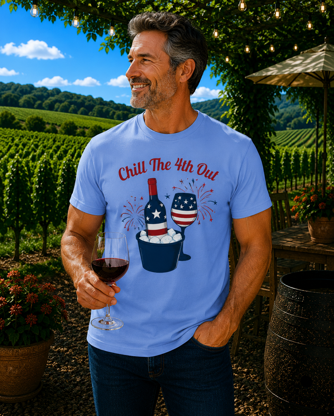 Chill The 4th Out Unisex Softstyle T-Shirt
