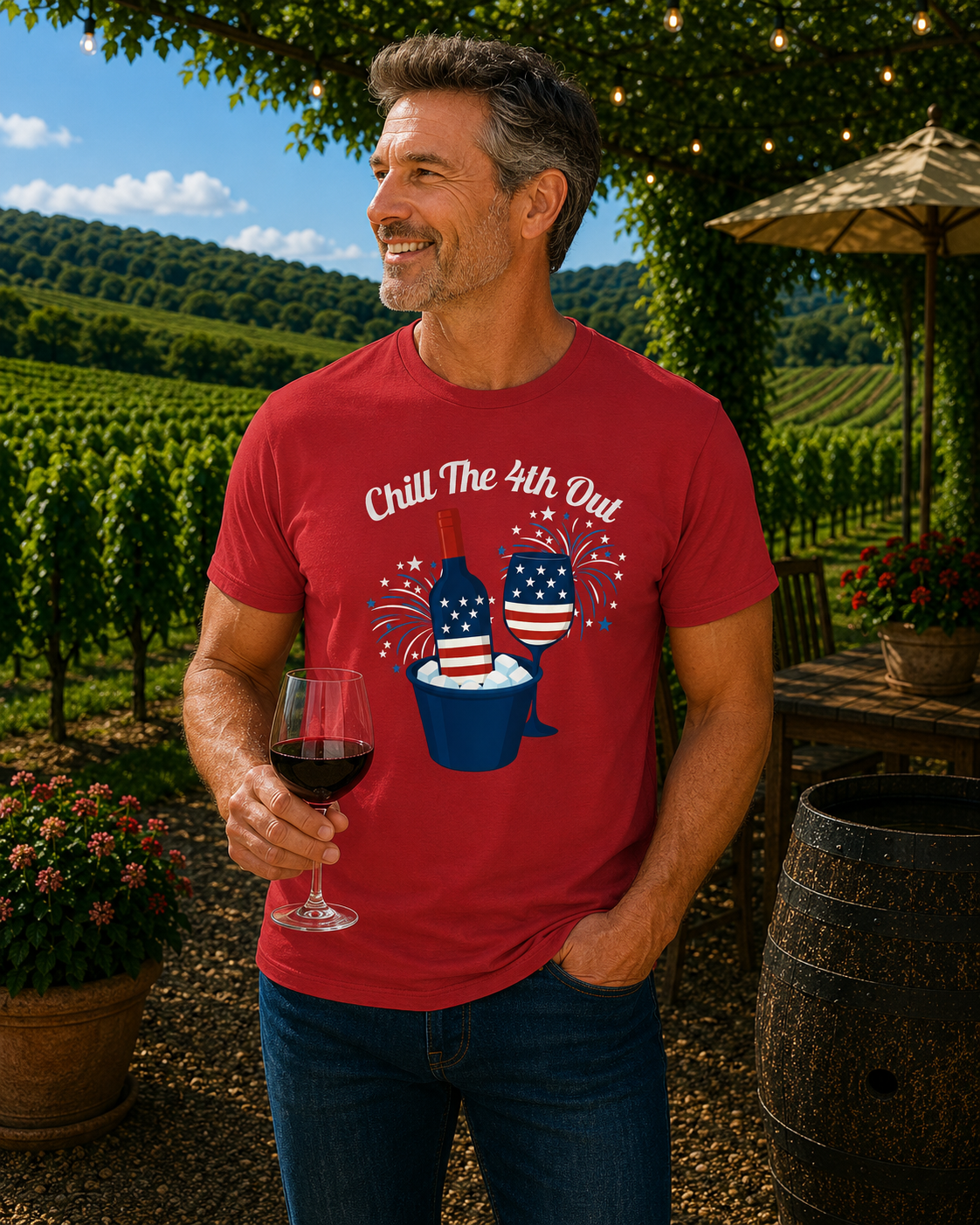Chill The 4th Out Unisex Softstyle T-Shirt