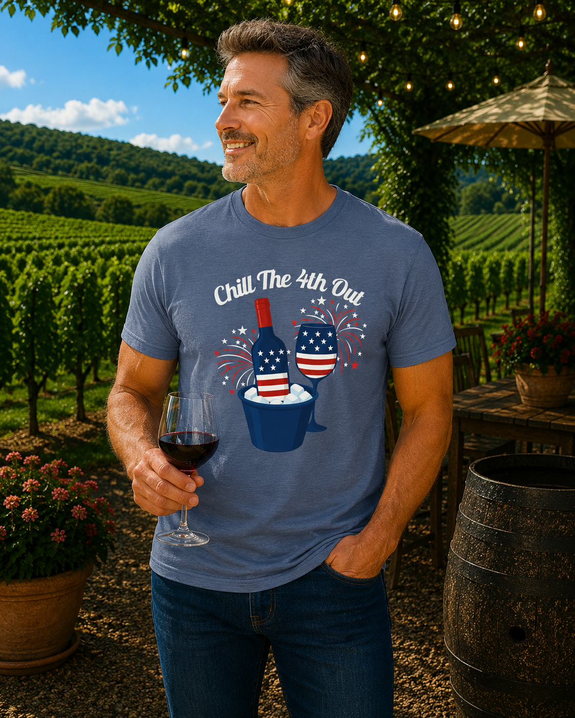 Chill The 4th Out Unisex Softstyle T-Shirt