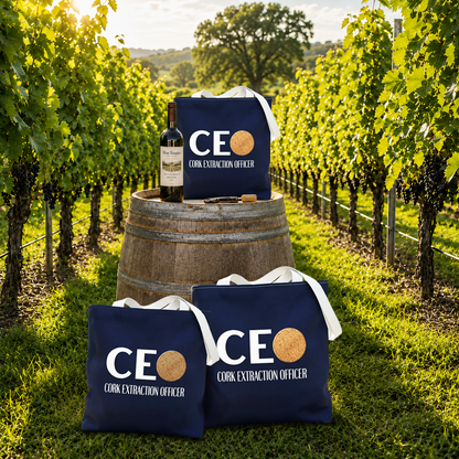 CEO - Cork Extraction Officer Personalized Tote Bag
