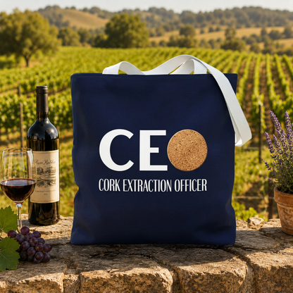 CEO - Cork Extraction Officer Personalized Tote Bag