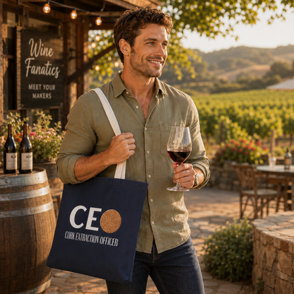 CEO - Cork Extraction Officer Personalized Tote Bag