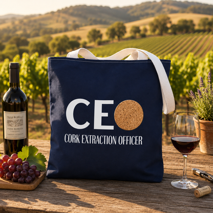 CEO - Cork Extraction Officer Personalized Tote Bag