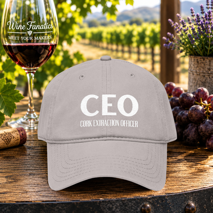 CEO Cork Extraction Officer Embroidered Hat