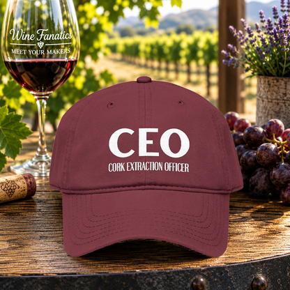 CEO Cork Extraction Officer Embroidered Hat