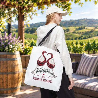 The Perfect Pairing Personalized Tote Bag