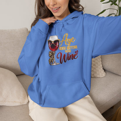 Age Gets Better With Wine Hoodie