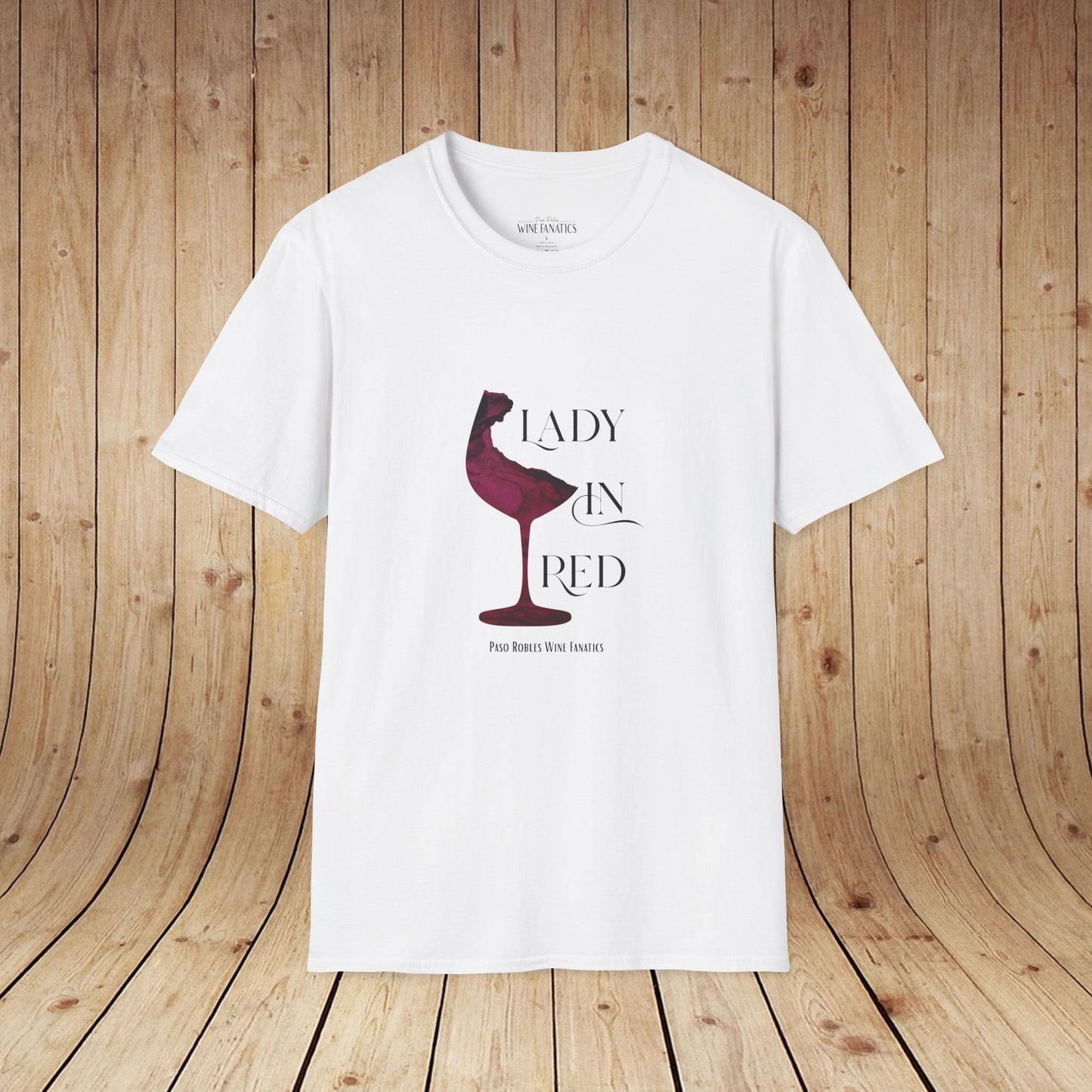 Lady In Red Unisex Softstyle T-Shirt