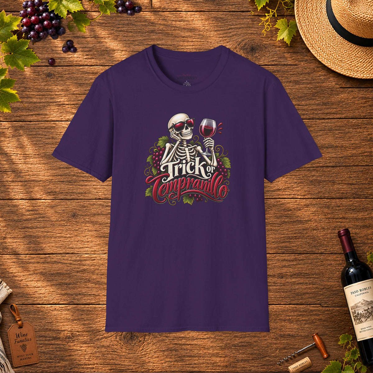 Trick Or Tempranillo Crewneck T-Shirt