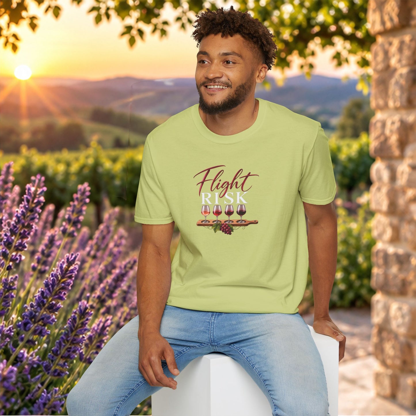 Flight Risk  Crewneck Tee