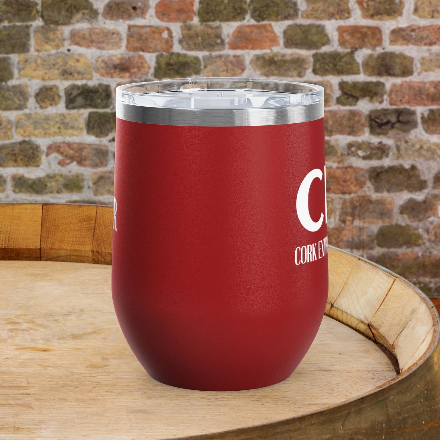 CEO Cork Extraction Officer Personalized 12oz Wine Tumbler
