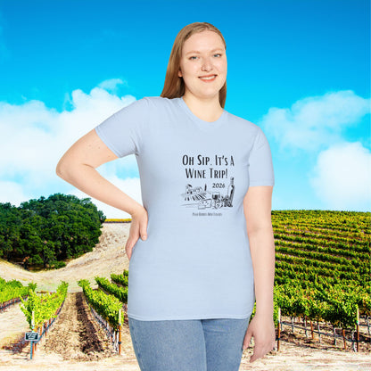 Oh Sip It's A Wine Trip Unisex Softstyle T-Shirt