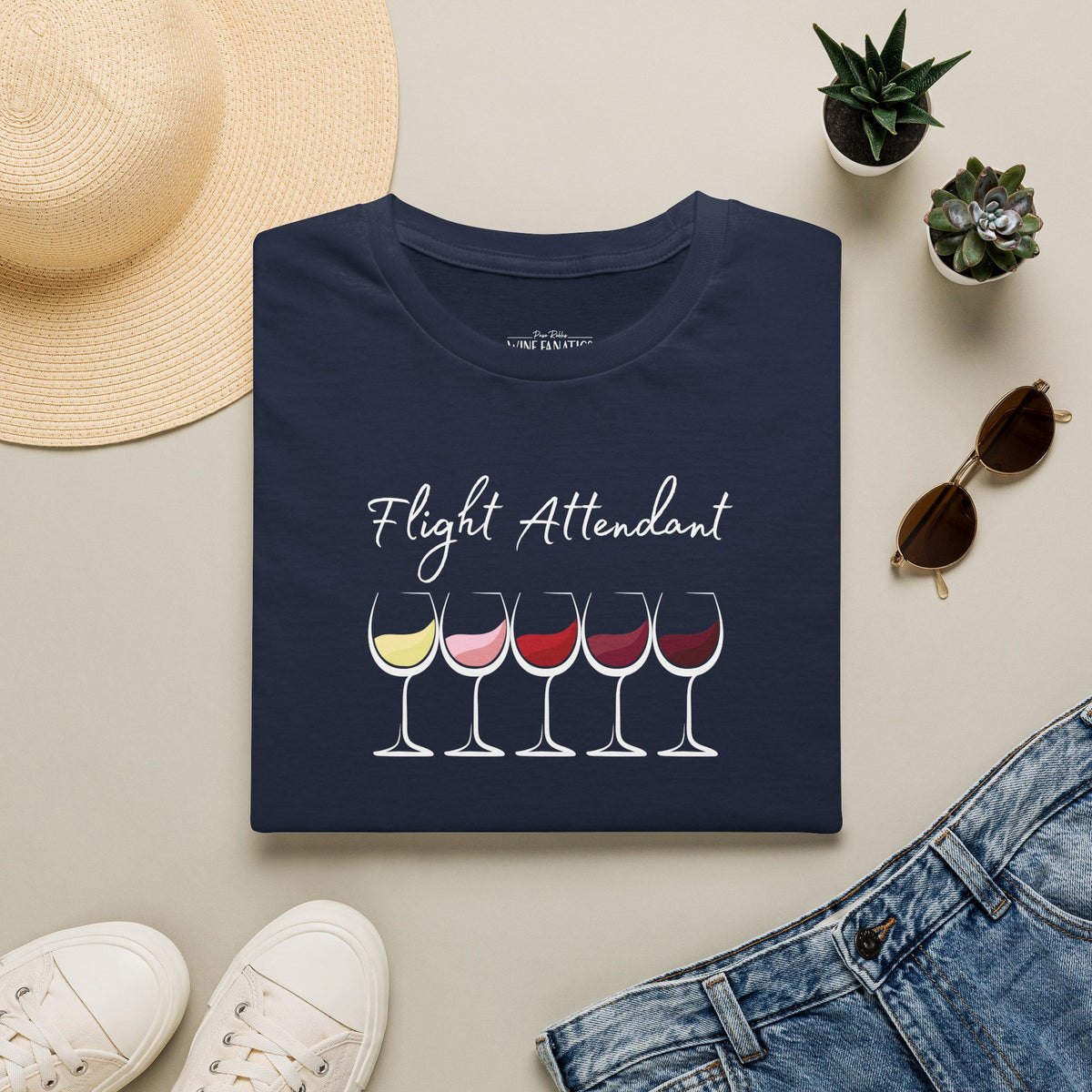 Flight Attendant Crewneck Tee