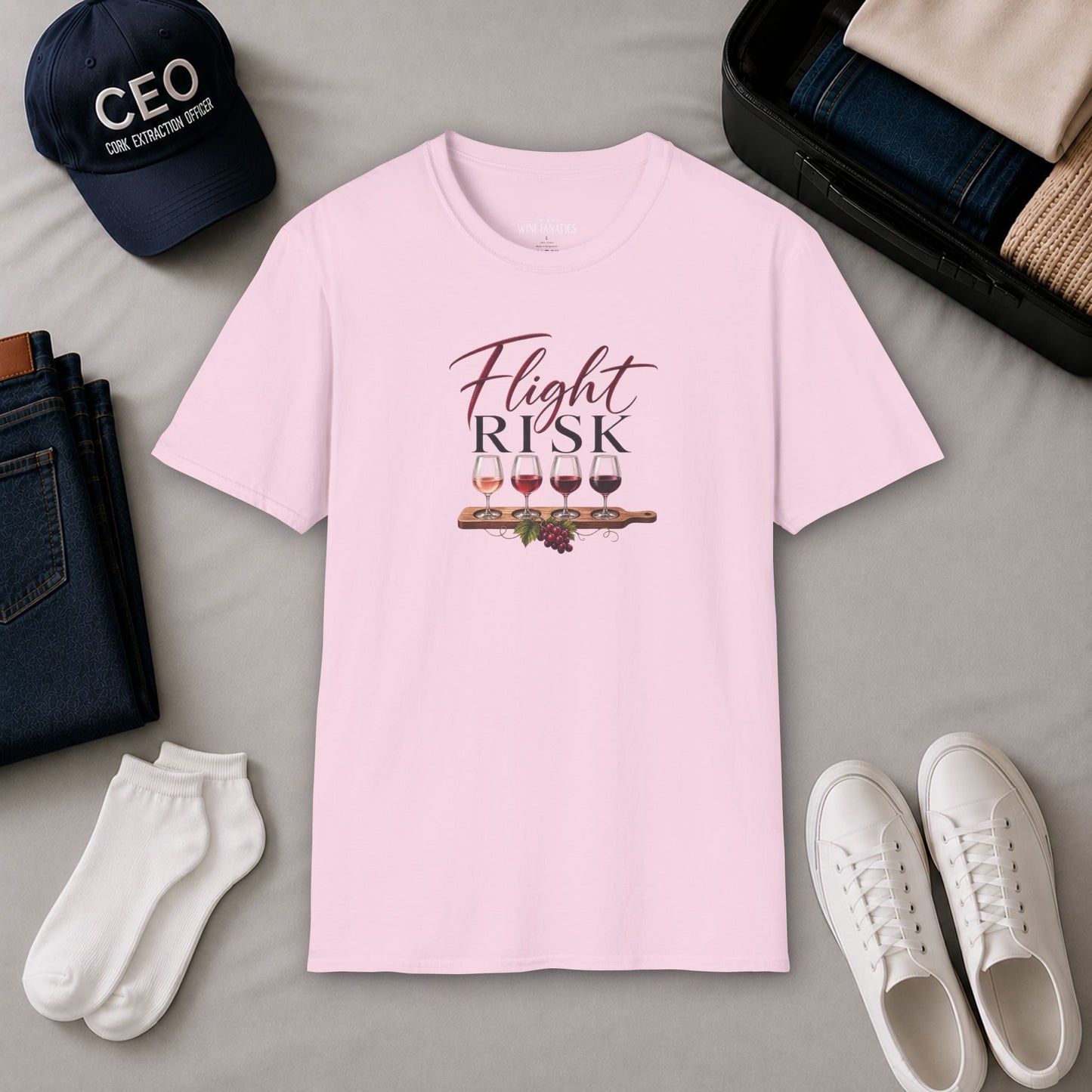 Flight Risk  Crewneck Tee