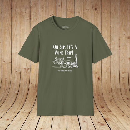 Oh Sip It's A Wine Trip Unisex Softstyle T-Shirt