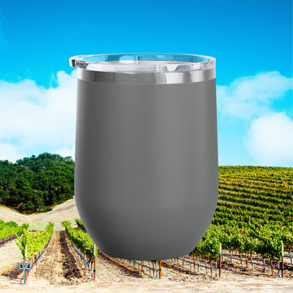 Paso Robles Wine Fanatics Logo 12oz Wine Tumbler