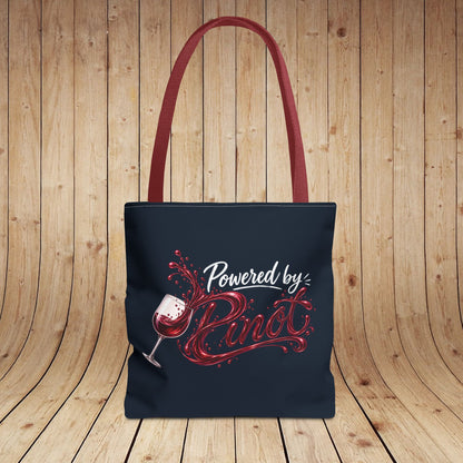 Powered By Pinot Personalized Tote Bag