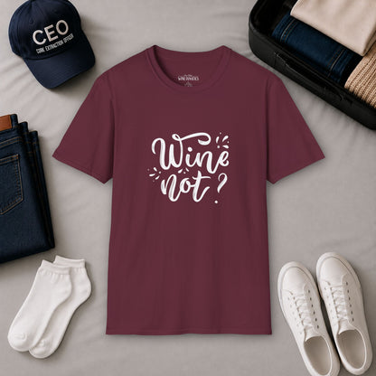 Wine Not? Crewneck Tee