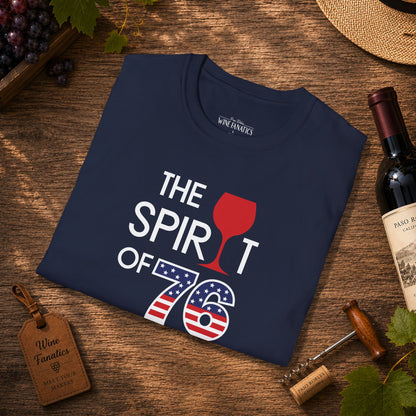 The Spirit of 76 Independence Day Unisex Softstyle T-Shirt