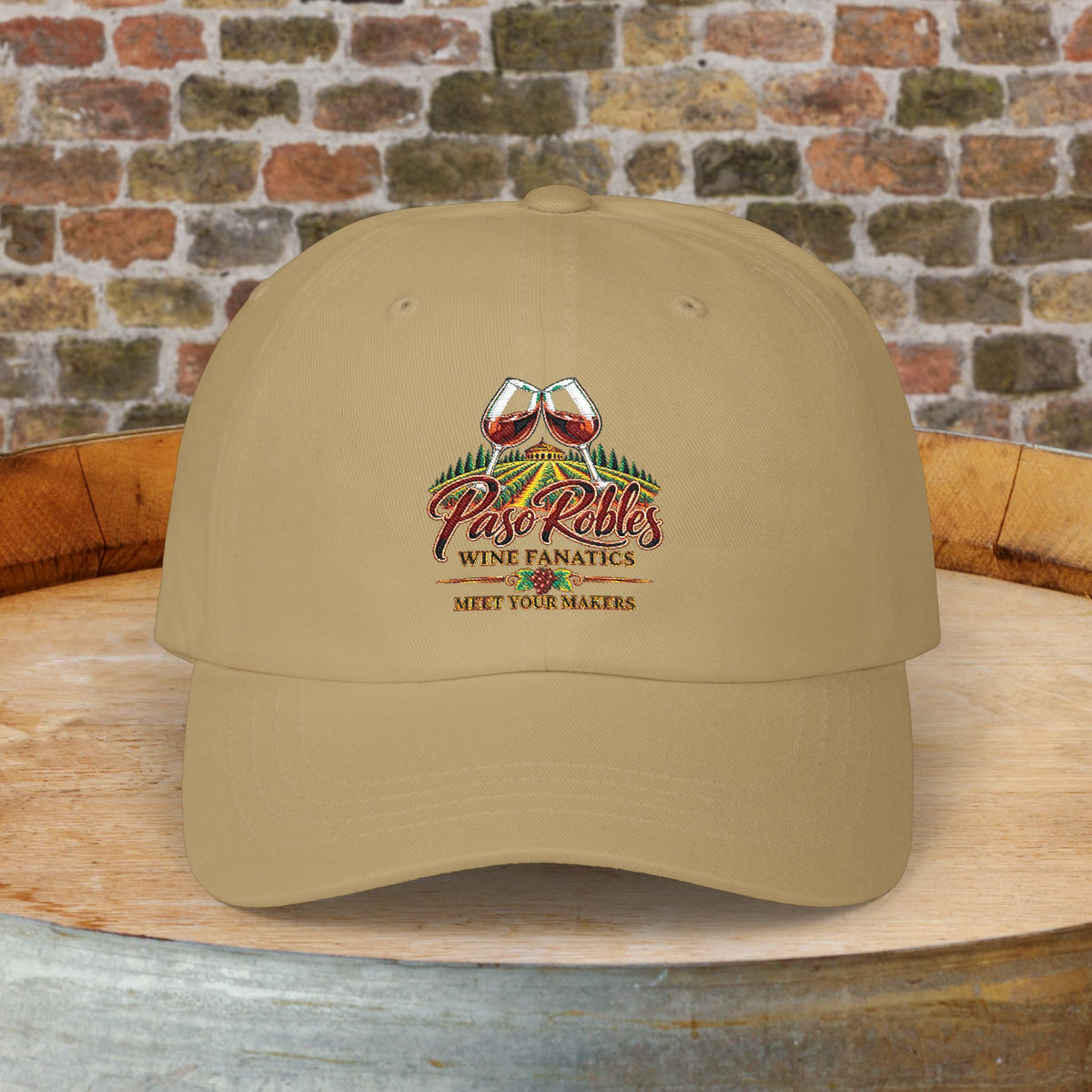 A Toast To Paso Robles Wine Fanatics (Light) Embroidered Cap