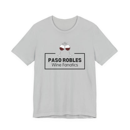 Paso Robles Wine Fanatics Logo Unisex Tee