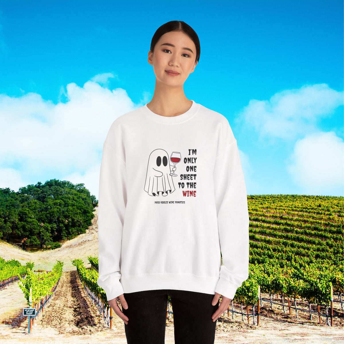 One Sheet To The Wine Sweatshirt