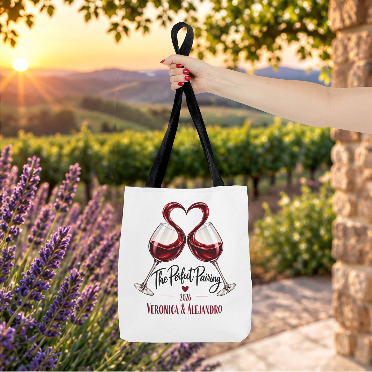 The Perfect Pairing Personalized Tote Bag