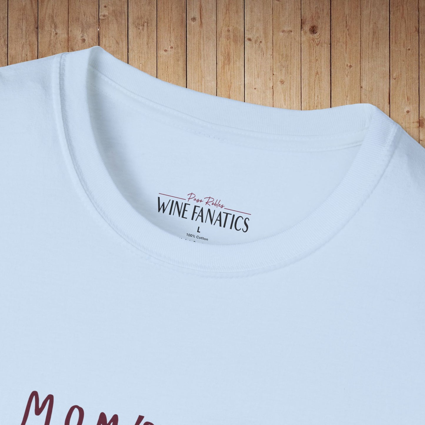 Mom's sanity brought to you by Coffee & Wine Personalized Tee