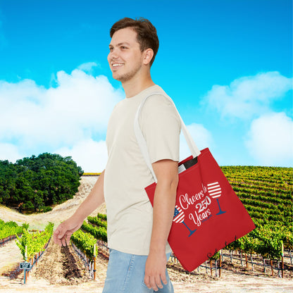 Cheers to 250 Years Independence Day Personalized Tote Bag