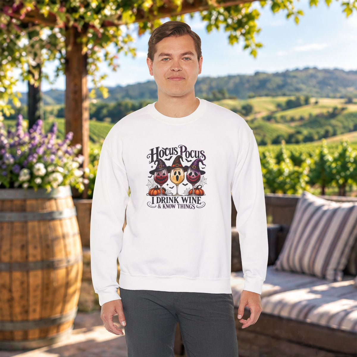 Hocus Pocus I Drink Wine & Know Things Sweatshirt