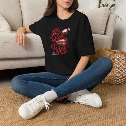Oh Sip It's A Wine Trip Personalized Crewneck Tee