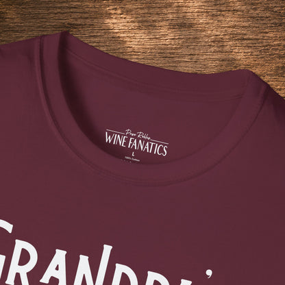Grandpa's Reason To Wine Personalized Crew Neck T-Shirt