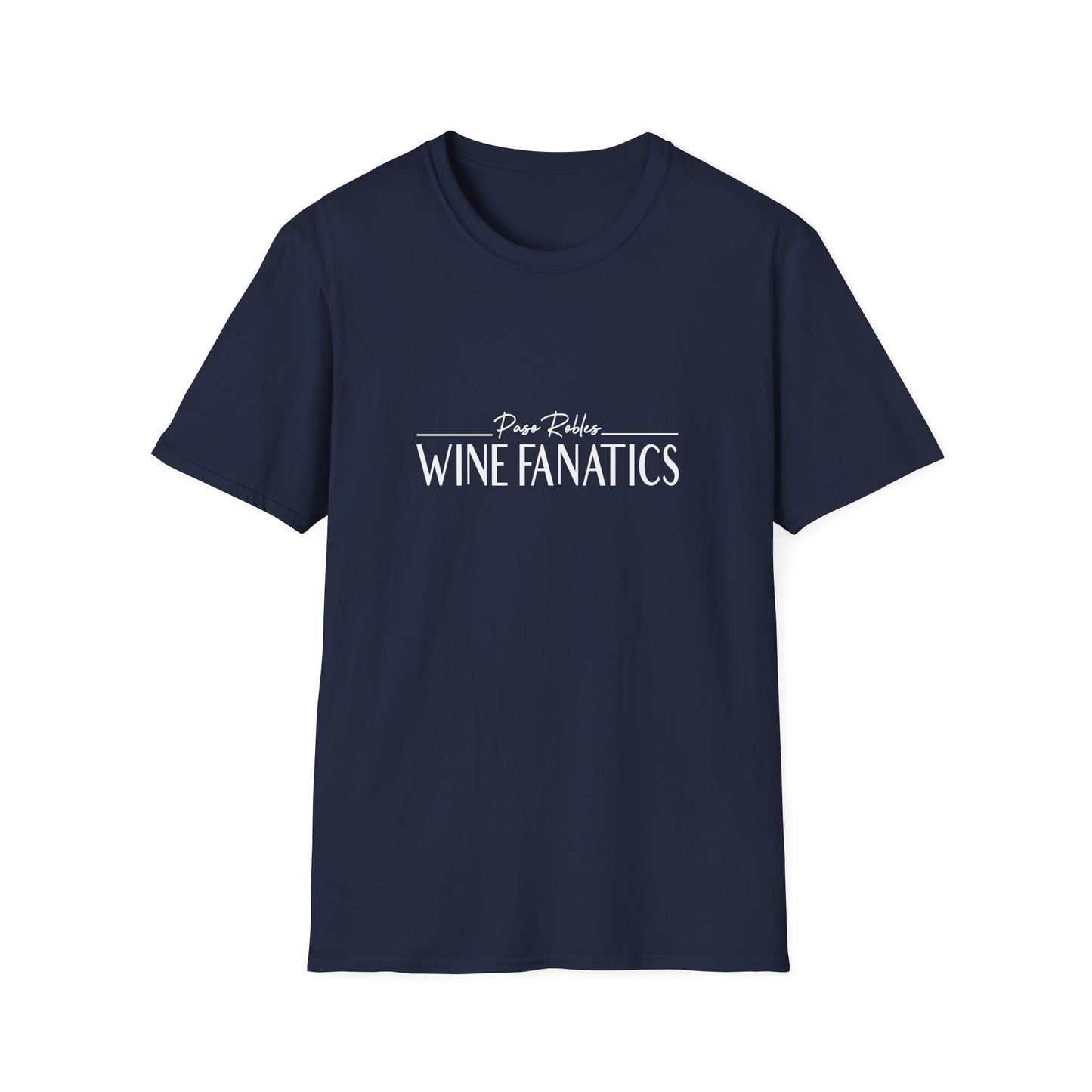 Paso Robles Wine Fanatics Logo Unisex Softstyle T-Shirt