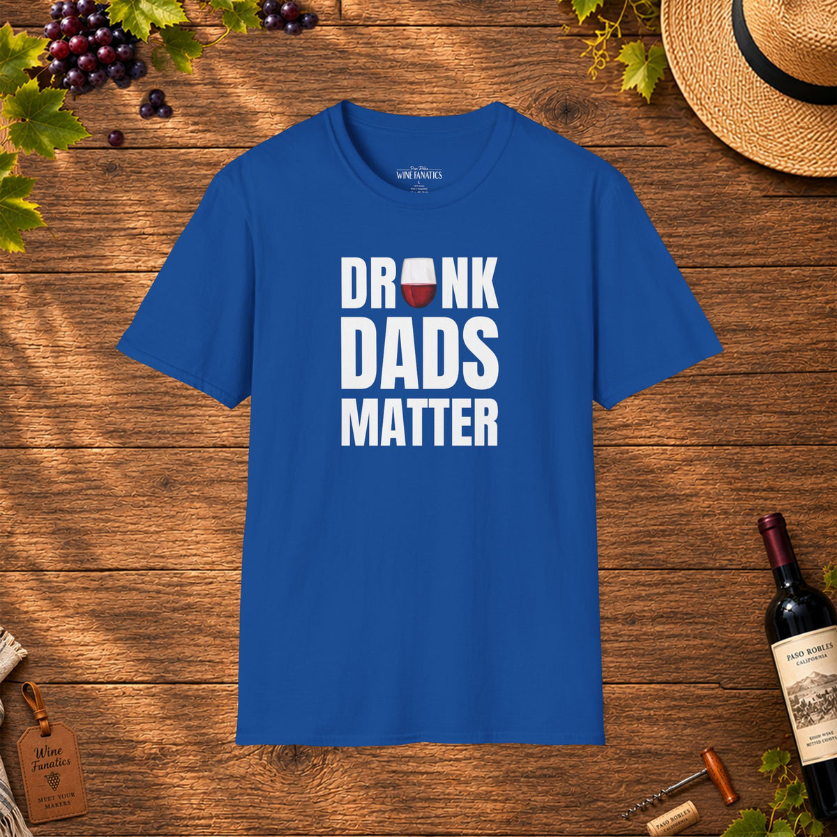 Drunk Dads Matter Crew Neck T-Shirt