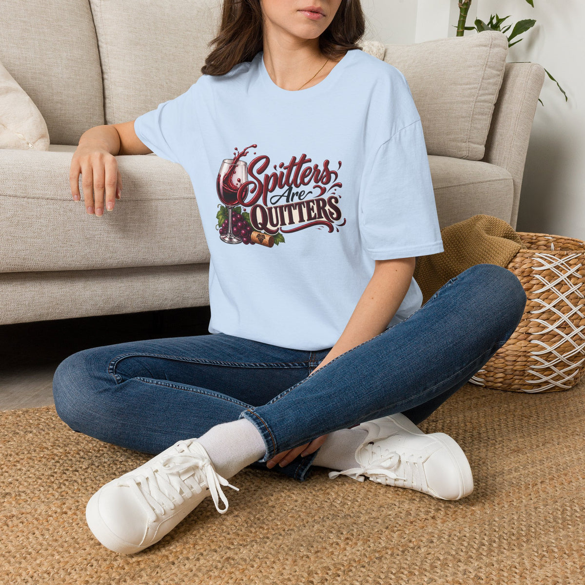 Spitters Are Quitters Crewneck T-Shirt