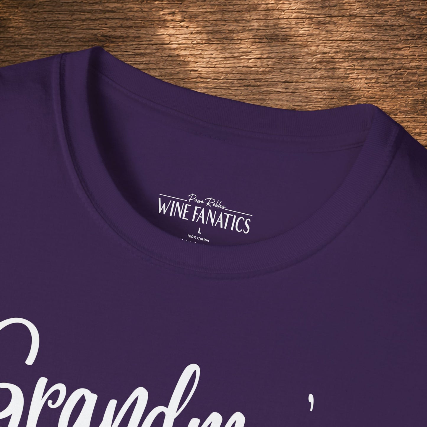 Grandma's Reason To Wine Personalized Crew Neck T-Shirt