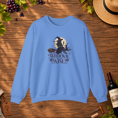 Witch Way To The Wine Sweatshirt